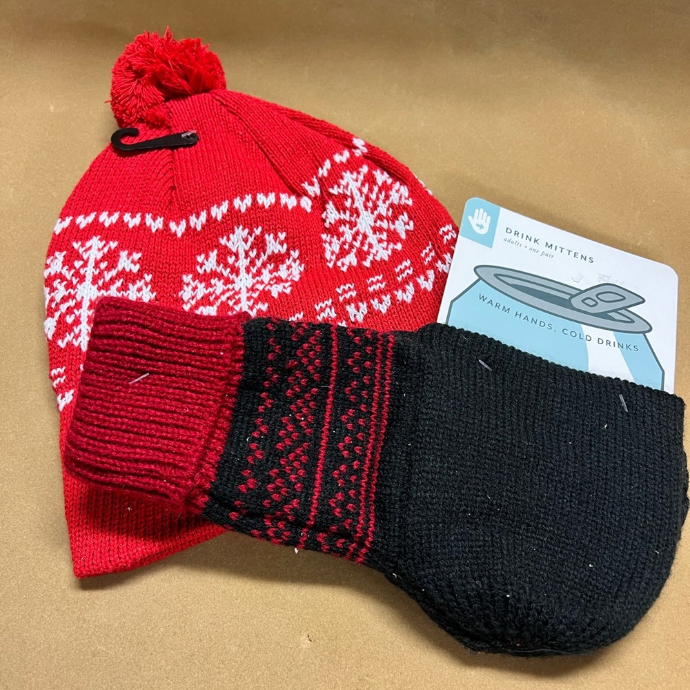 Hat & mittens set